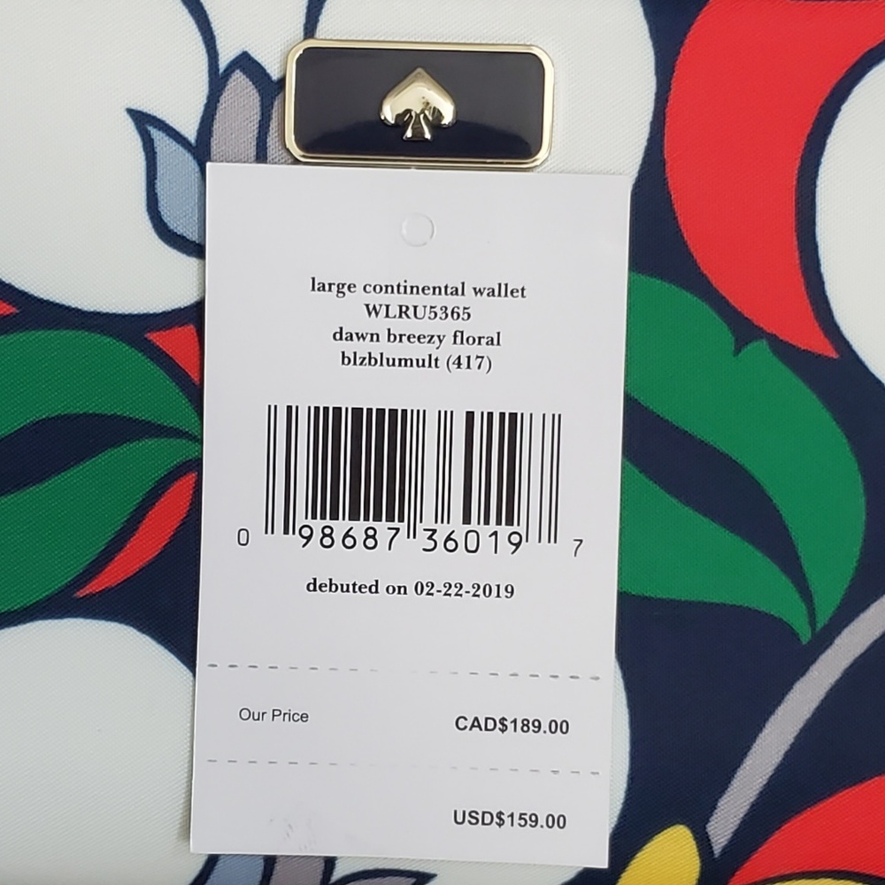 ❌SOLD❌Kate Spade Dawn Breezy Floral Wallet - Picture 6 of 6